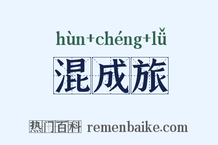 混成旅是什么意思的图片